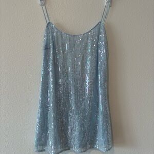 NWT VS Sequin Spaghetti Strap Dress